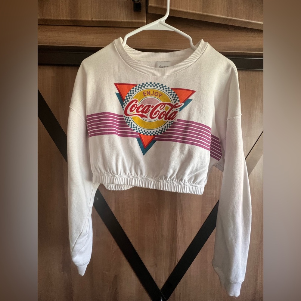 Coca-Cola cropped sweatshirt
